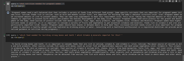 Traditional RAG answers