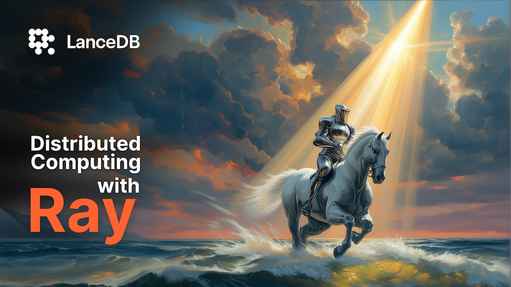 Alt text for Lance Namespace, LanceDB, and Ray image